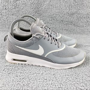 Nike Shoes Sneakers Air Max Thea Womens 8 Gray Running Lace Up Sport Walking